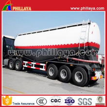 Reboque material do cimento do bulker do caminhão do petroleiro do tanque do pó do 50cbm semi
